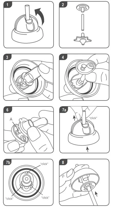 How to disassemble weighted straw tumbler