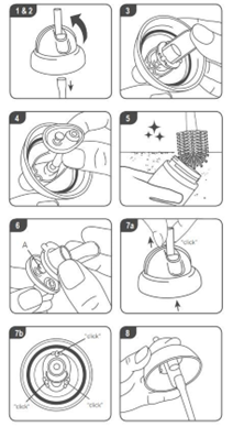 How to disassemble insulated straw cup