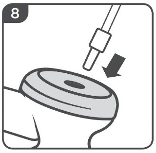 breast pump instructions step 8 with description below 