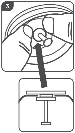 manual breast pump how to assemble steps 1 through to 9 as listed below