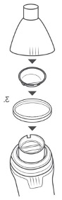 Diagram of how to disassemble spare parts